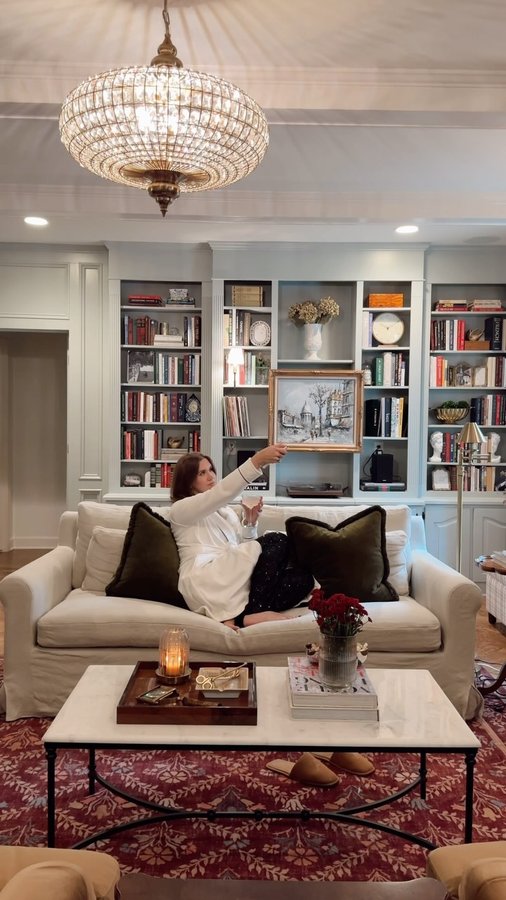 Instagram post by @annawpage for On The Rocks Premium Cocktails. Caption reads: It’s not an #AMAs50 watch party until you have....