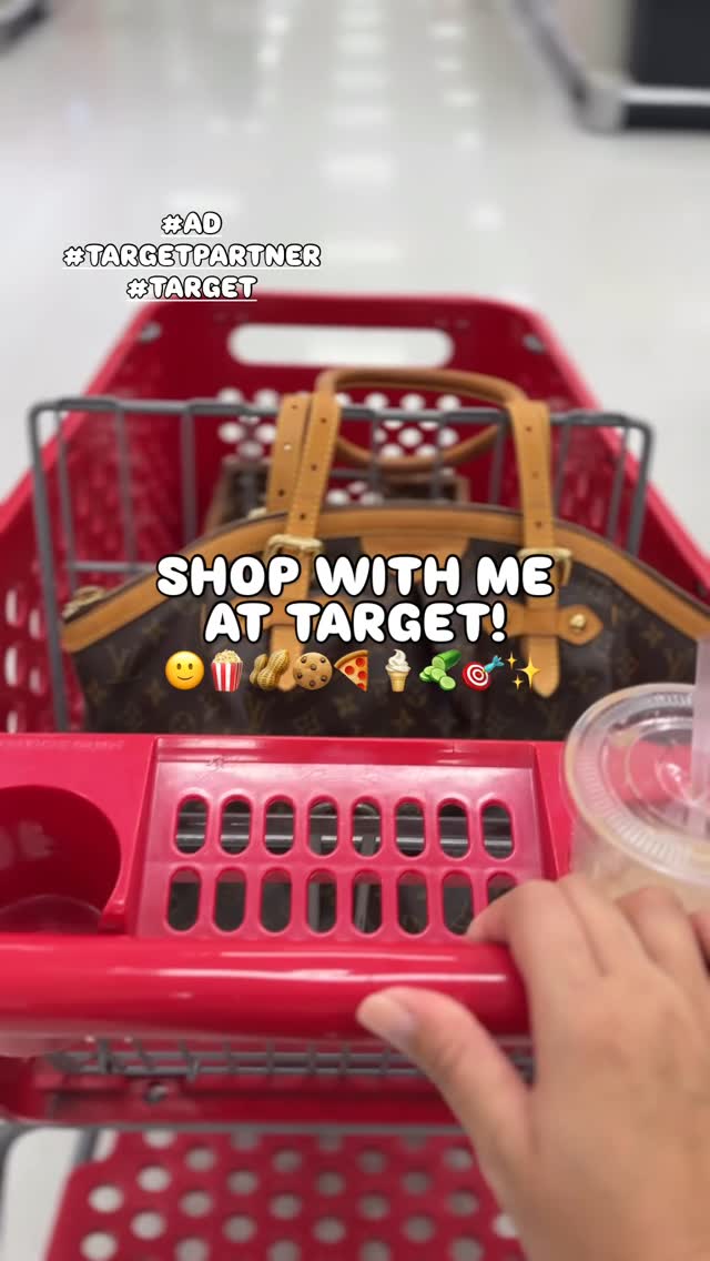 Instagram post by @targetchaos for Target. Caption reads: #ad | @target who else thrives off snacks??....