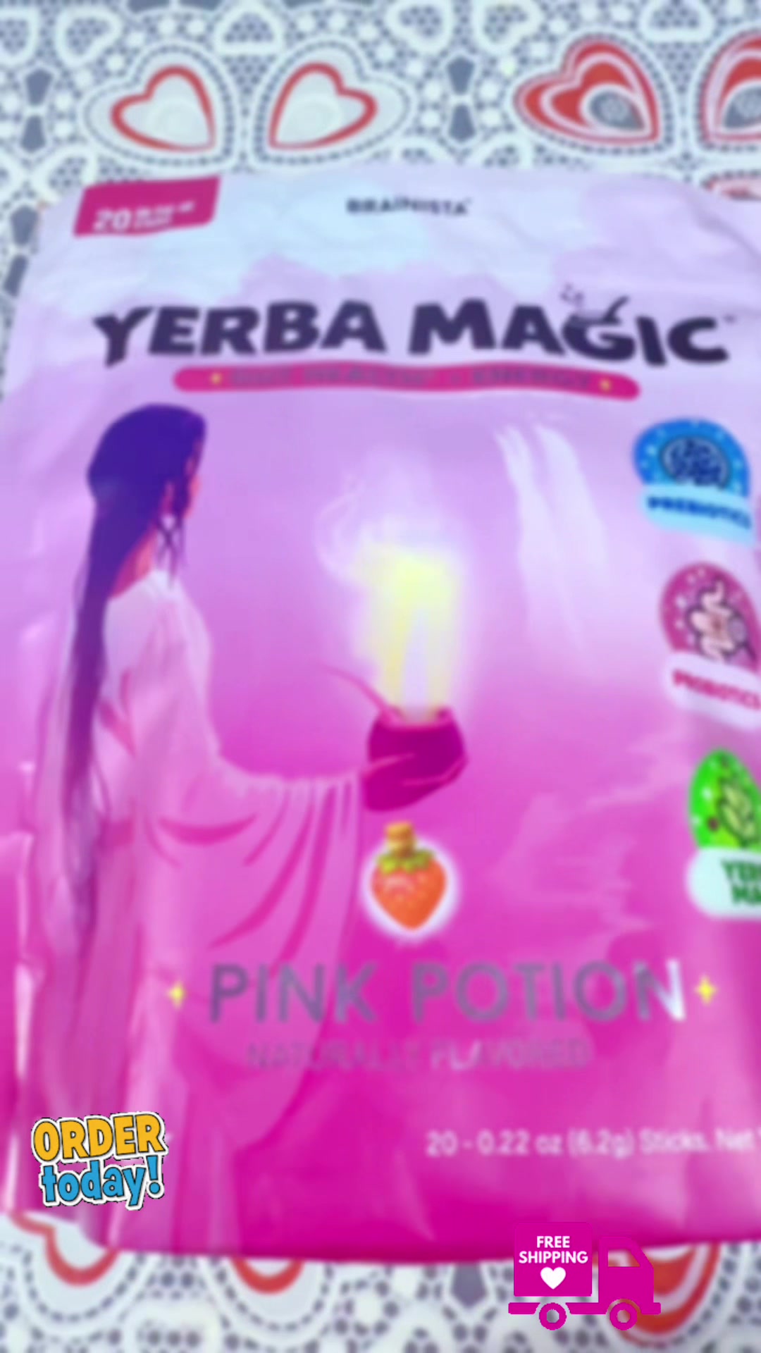 TikTok post by @mayaisback05 for Brainista. Caption reads: [...] Health + 100mg Plant Energy (20....