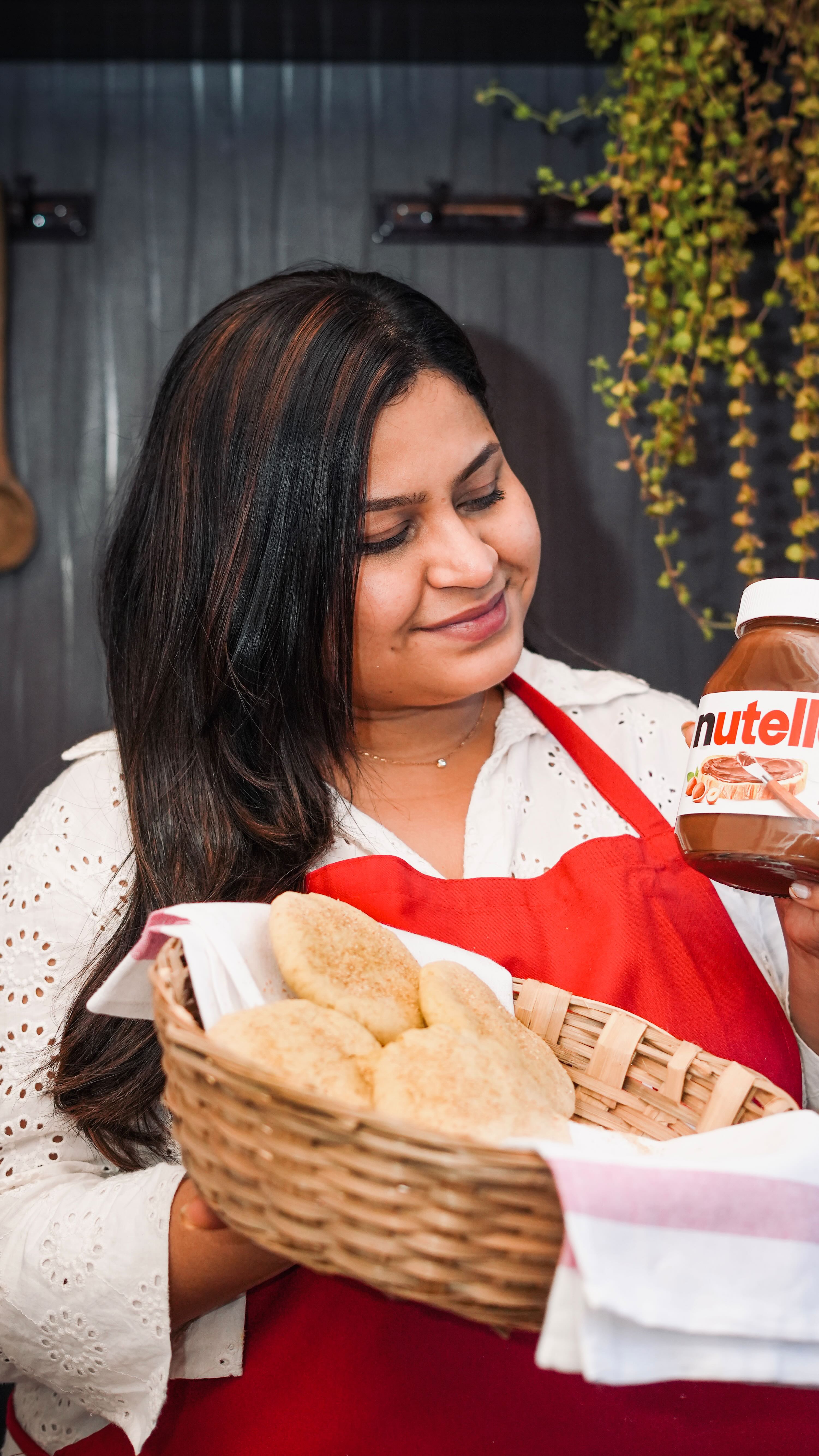 Instagram post by @prapp_t for Nutella. Caption reads: Goa’s humble Poie gets a Nutella makeover!....