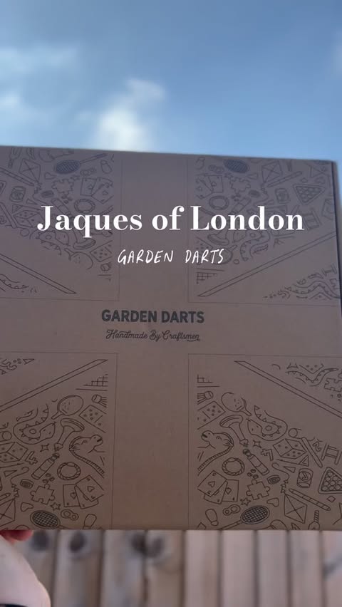 Instagram post by @dionnekatyweaver for Jaques of London. Caption reads: [...] new favourite garden game, thanks....