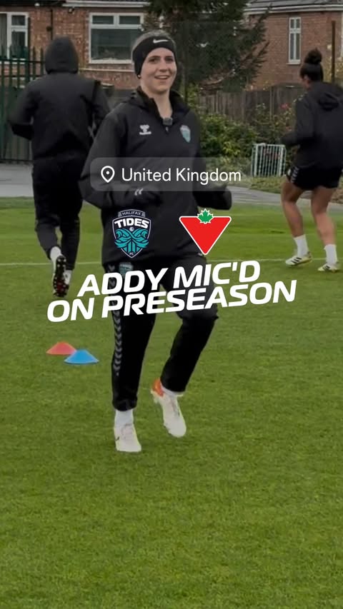 Instagram post by @hfxtidesfc for Canadian Tire. Caption reads: [...] miss a beat. Preseason Presented by....
