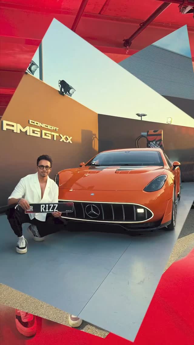Instagram post by @rizwanbachav for Mercedes-benz. Caption reads: Attended the global launch of the all-electric....