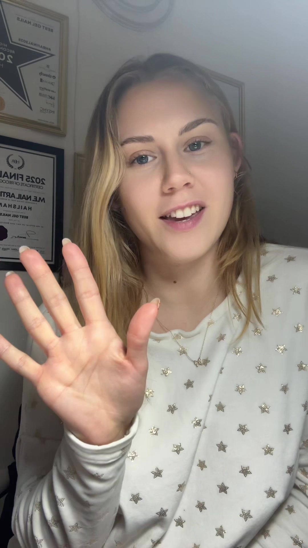 TikTok post by @me_nailartistry for Katie Barnes Tool Range. Caption reads: [...] most!  @naileditbychelsey @HONA @Katie....