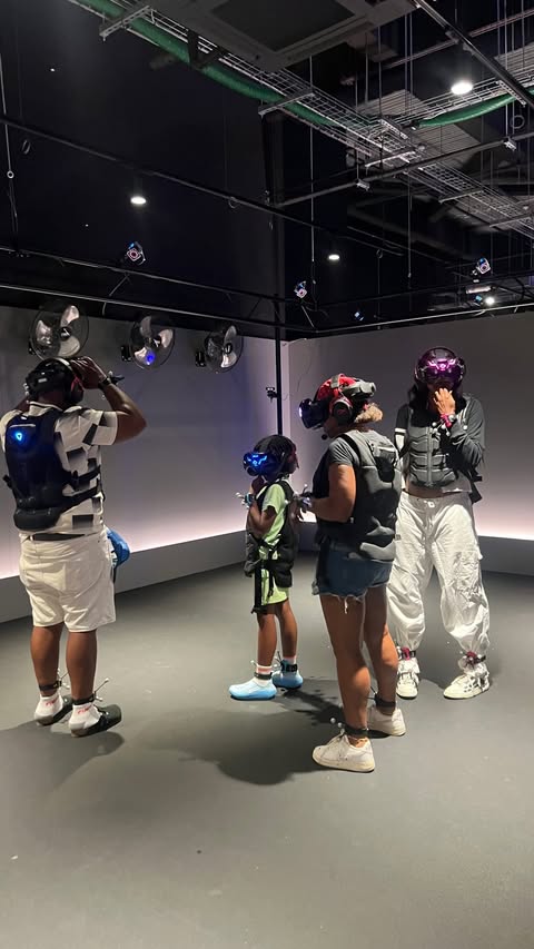 Instagram post by @zainsworld_ for Sandbox VR. Caption reads: @sandboxvr_uk was absolutely incredible, [...].