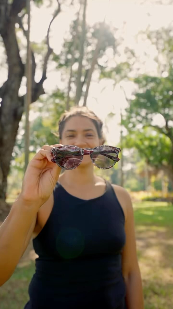 Instagram post by @kirbybentley for Specsavers. Caption reads: Absolutely loved the trip up to Larrakia Country....