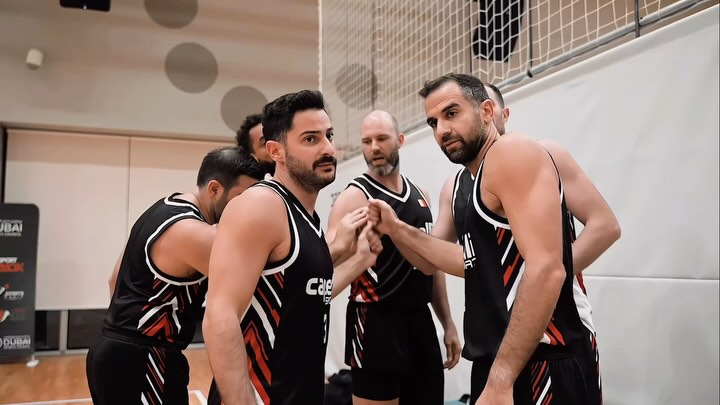 Instagram post by @sportsmania.dxb for Capelli Sport. Caption reads: [...] The Open Cup Basketball UAE 2024! Capelli....