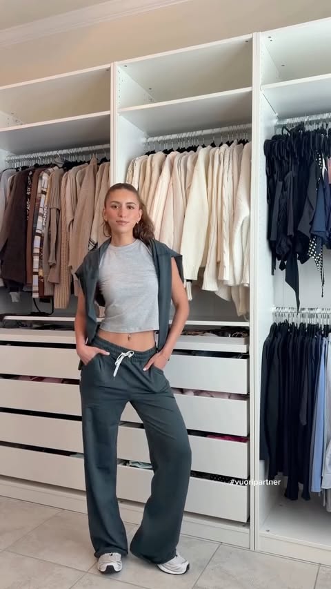 Instagram post by @denise__duran for Vuori. Caption reads: My workout staples from @vuoriclothing Absolutely....