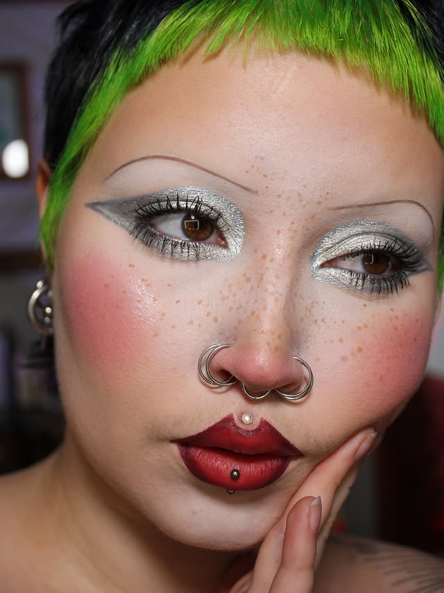 Instagram post by @toryzink_ for ColourPop Cosmetics. Caption reads: [...] Hex 24/7 Glide On Lip Pencil*....