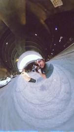 Instagram post by @arturoshoots for BBC ICECREAM. Caption reads: HUF x ICE CREAM....