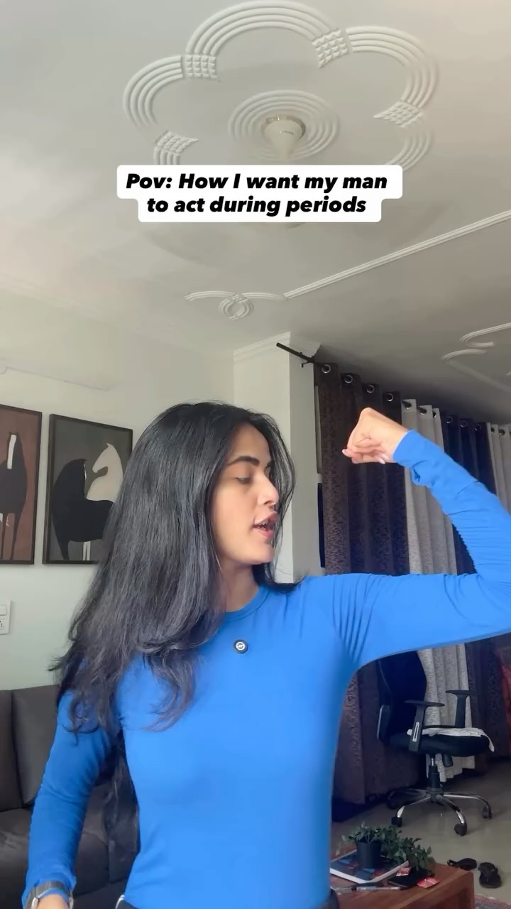 Instagram post by @preeti_nainwal_ for Stayfree. Caption reads: He may not always get it right 🤷‍♀️, but he does....