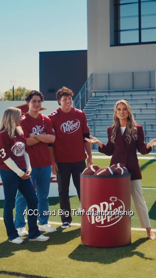 Instagram post by @mollyamcgrath for Dr Pepper. Caption reads: The @DrPepper Tuition Giveaway has a lasting....