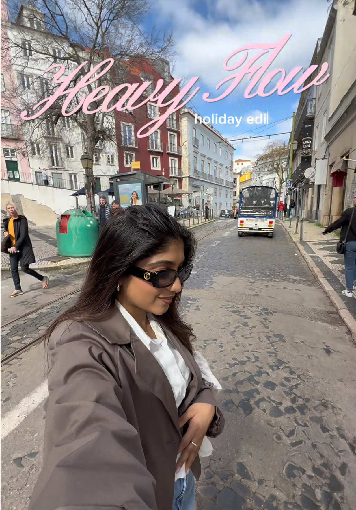 TikTok post by @khushi_jariwala25 for Here We Flo. Caption reads: [...] products for those heavy flow days! @Here We....