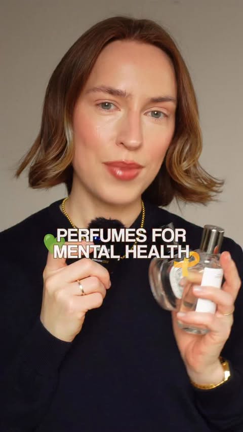 Instagram post by @eglegil for Diptyque. Caption reads: Perfumes for mental health (and peace of mind)....