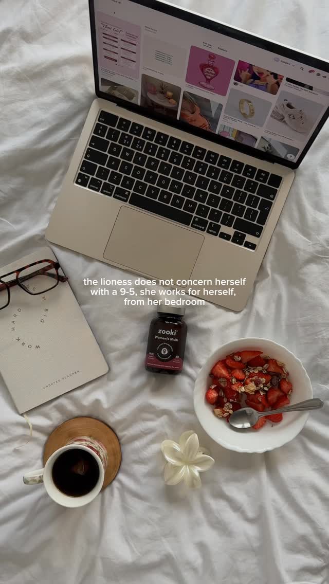 Instagram post by @bedroom.ceo for Zooki. Caption reads: [...] a paid UGC collab I filmed last year for....