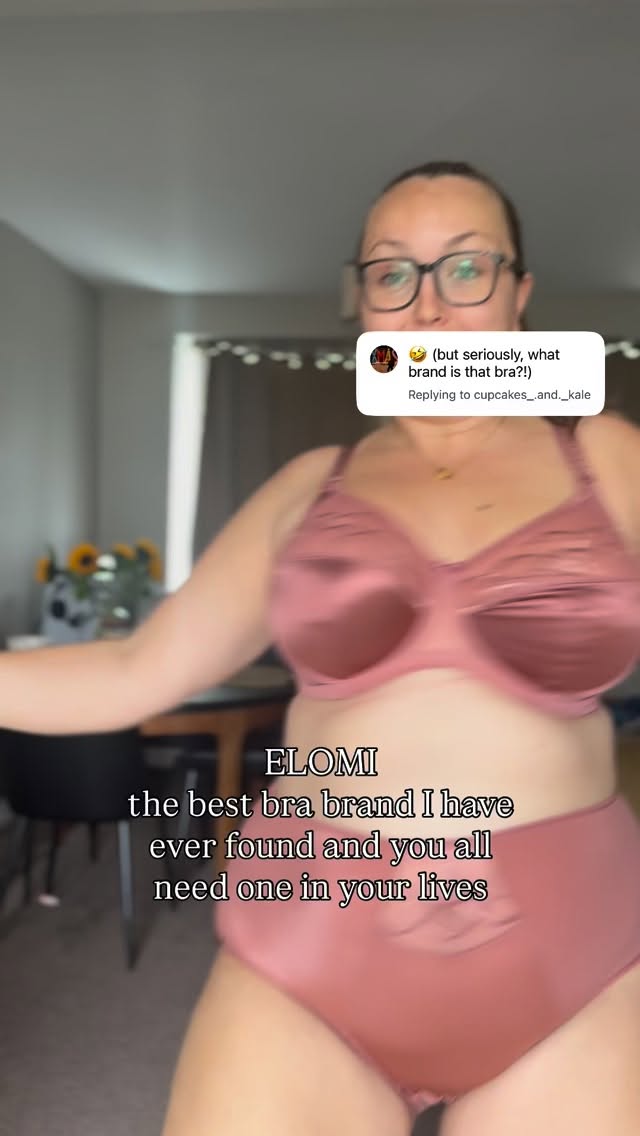 Instagram post by @crazynewmumma for Elomi Lingerie. Caption reads: BEST BRAS AROUND ✨💕

I have had thousands of you....