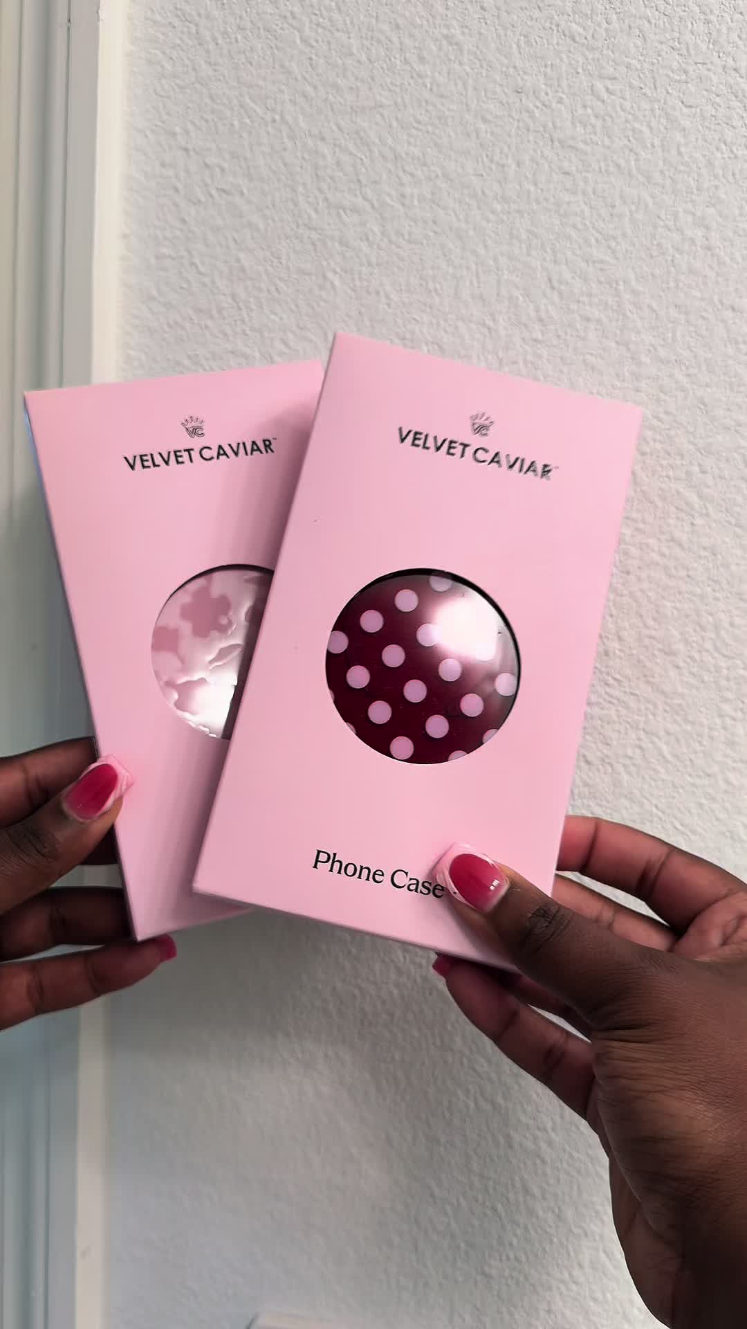 TikTok post by @jadalajoyce for VELVET CAVIAR. Caption reads: [...] you gotta know I’m on there 😂🎀 @Velvet....