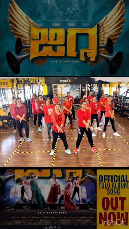 Instagram post by @rakshan_madoor for Zumba. Caption reads: Fresh beats, fresh feels.. Absolutely hooked on....