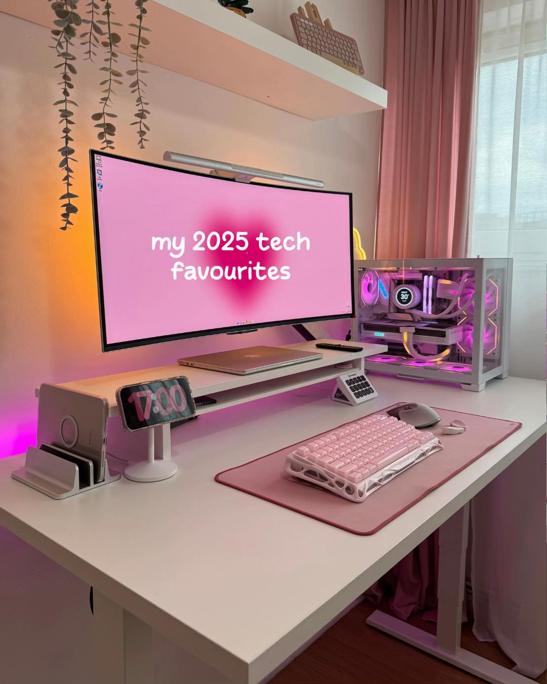 TikTok post by @isiomavlogs for Logitech. Caption reads: [...] @ESR US @Samsung UK @DELTAHUB @ASUS ROG UK....