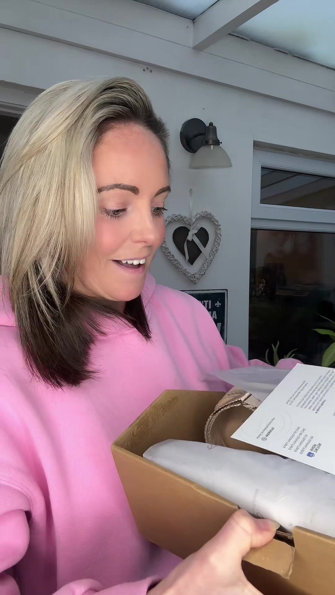 TikTok post by @kazza_balks for evellyhootd. Caption reads: [...] my mystery bundle! LOVE LOVE LOVE! ❤️....