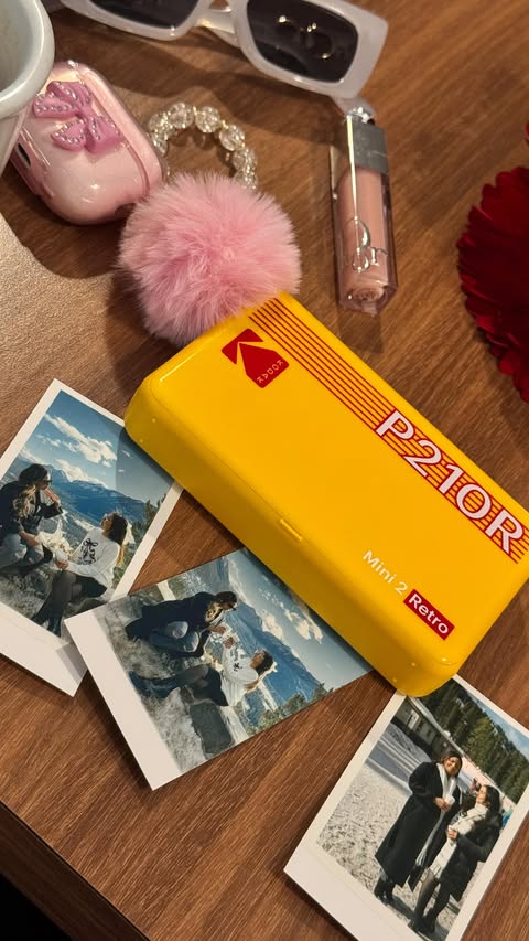 Instagram post by @lifewithjasmine98 for Kodak. Caption reads: [...] trip into printed memories sponsored by....