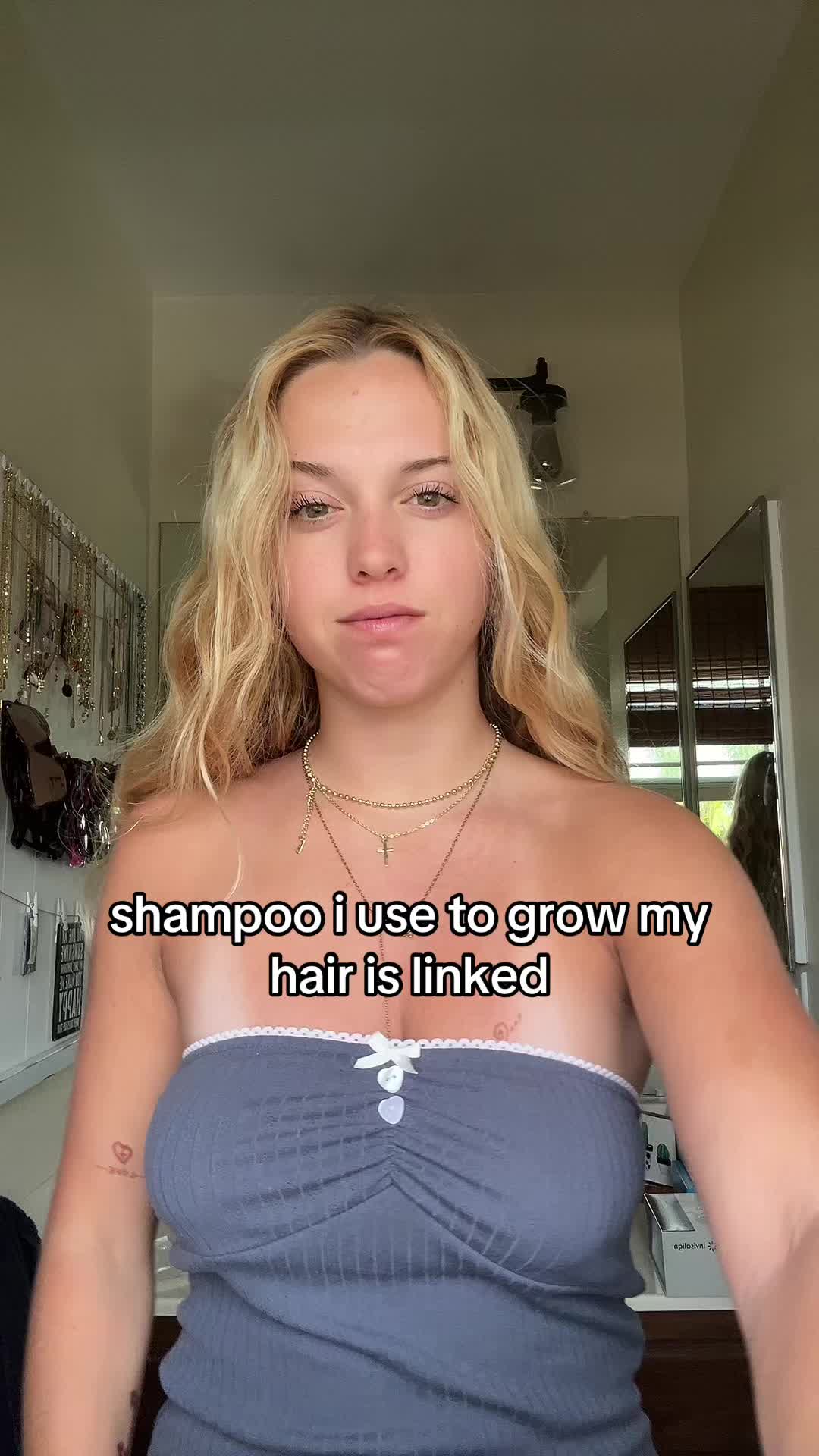 TikTok post by @cassidy_frederick for BondiBoost. Caption reads: [...] #healthyhair #viral @BondiBoost.
