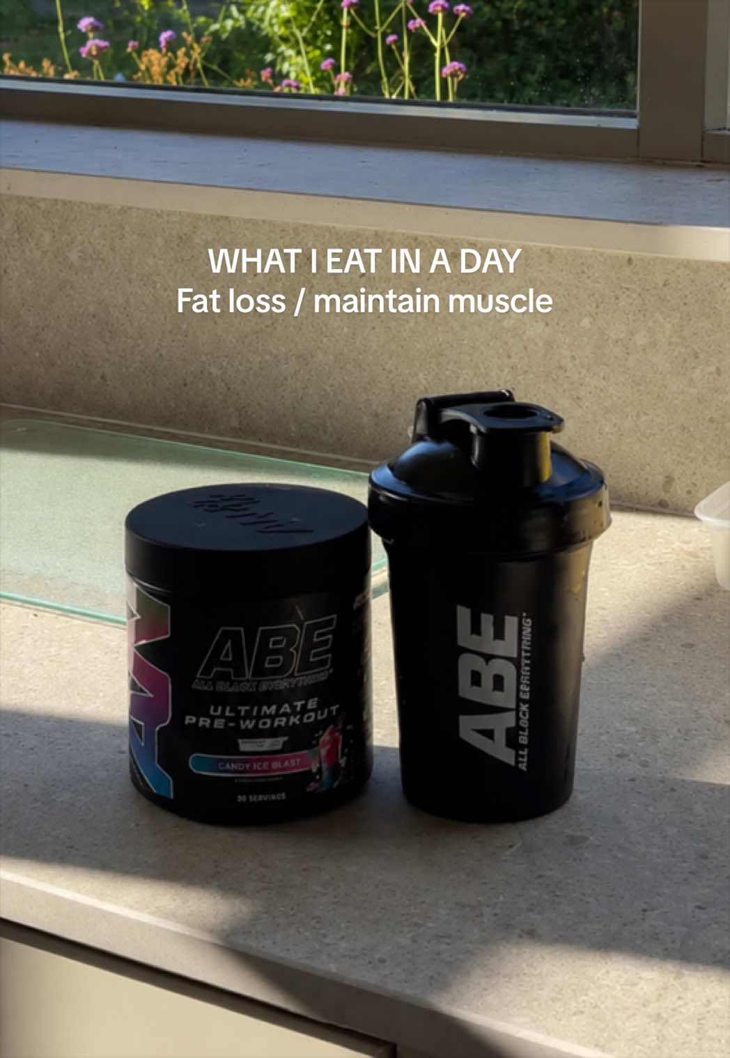 TikTok post by @amberjervis for Applied Nutrition. Caption reads: [...] I eat) 🌮🍓✨🍏 All supplements - @Applied....