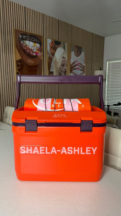 Instagram post by @shaelaashley for Ulta Beauty. Caption reads: [...] with my name on it?!? thank youuuuu....