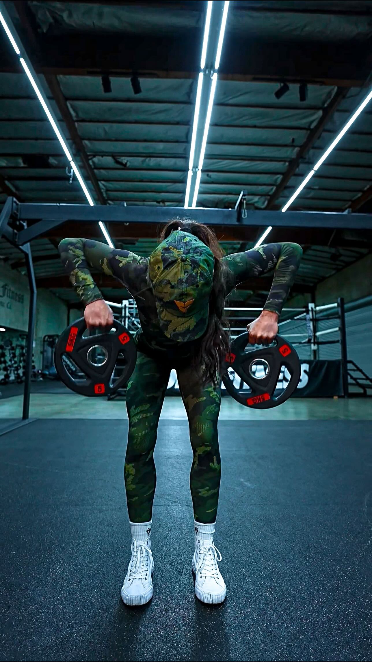 Instagram post by @sophiarose92 for Venum. Caption reads: Reppin’ the Forest Green Camo from my Venum x....