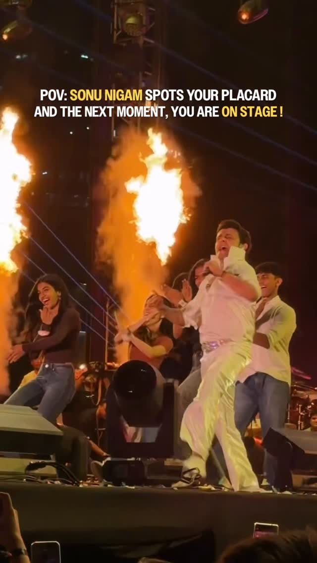 Instagram post by @sonunigamofficial for BookMyShow. Caption reads: This is your sign to take a placard to the next....