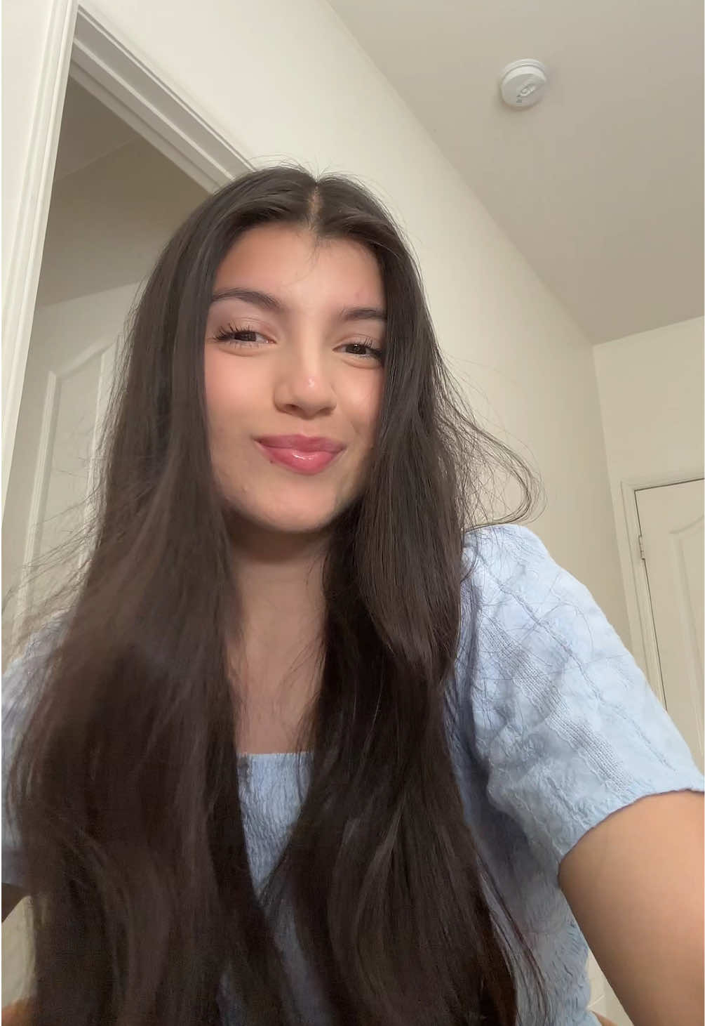 TikTok post by @yt_clary for uCoolMe Lashes. Caption reads: [...] I was wearing extensions 😭🙈😛....