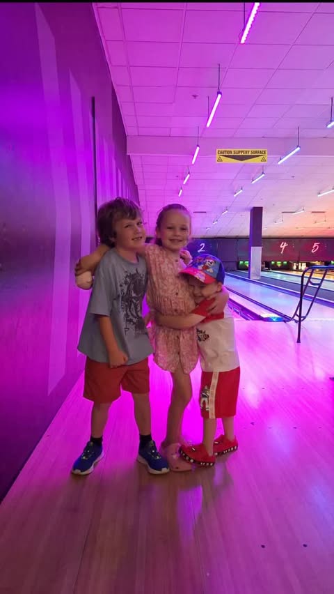Instagram post by @betsy_reuben_stanley for Tenpin. Caption reads: Tenpin 🎳 We always have so much fun as a family....