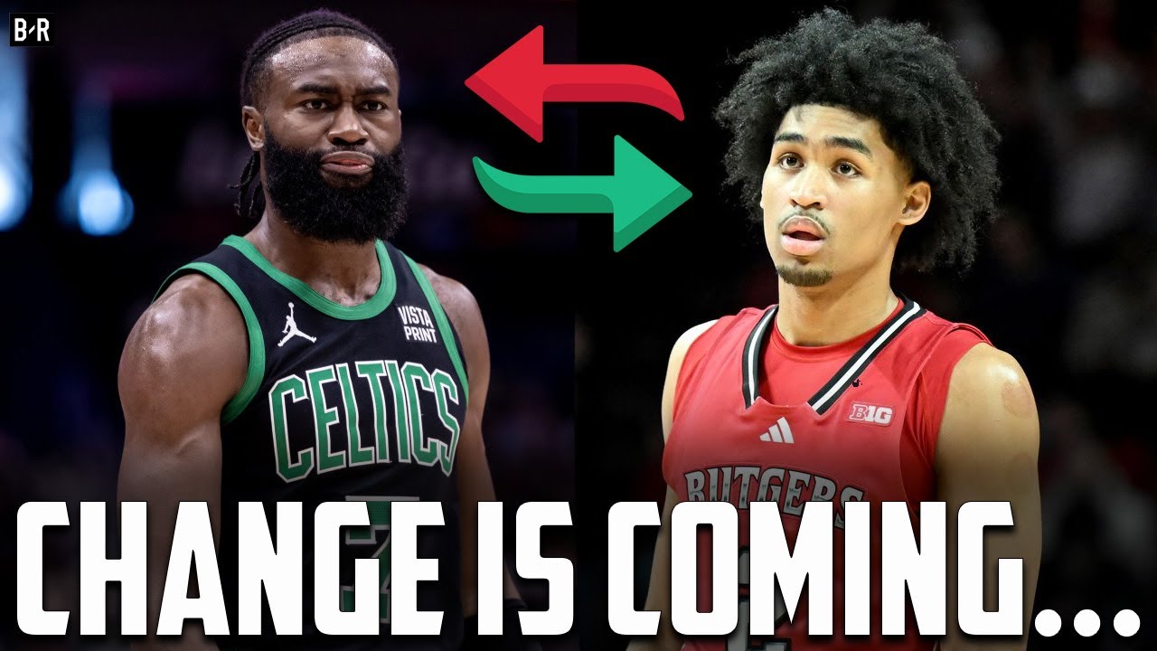 YouTube post by @HoopsReference for Bleacher Report. Caption reads: 4 NBA Draft Day Trades That Are ALREADY In The....