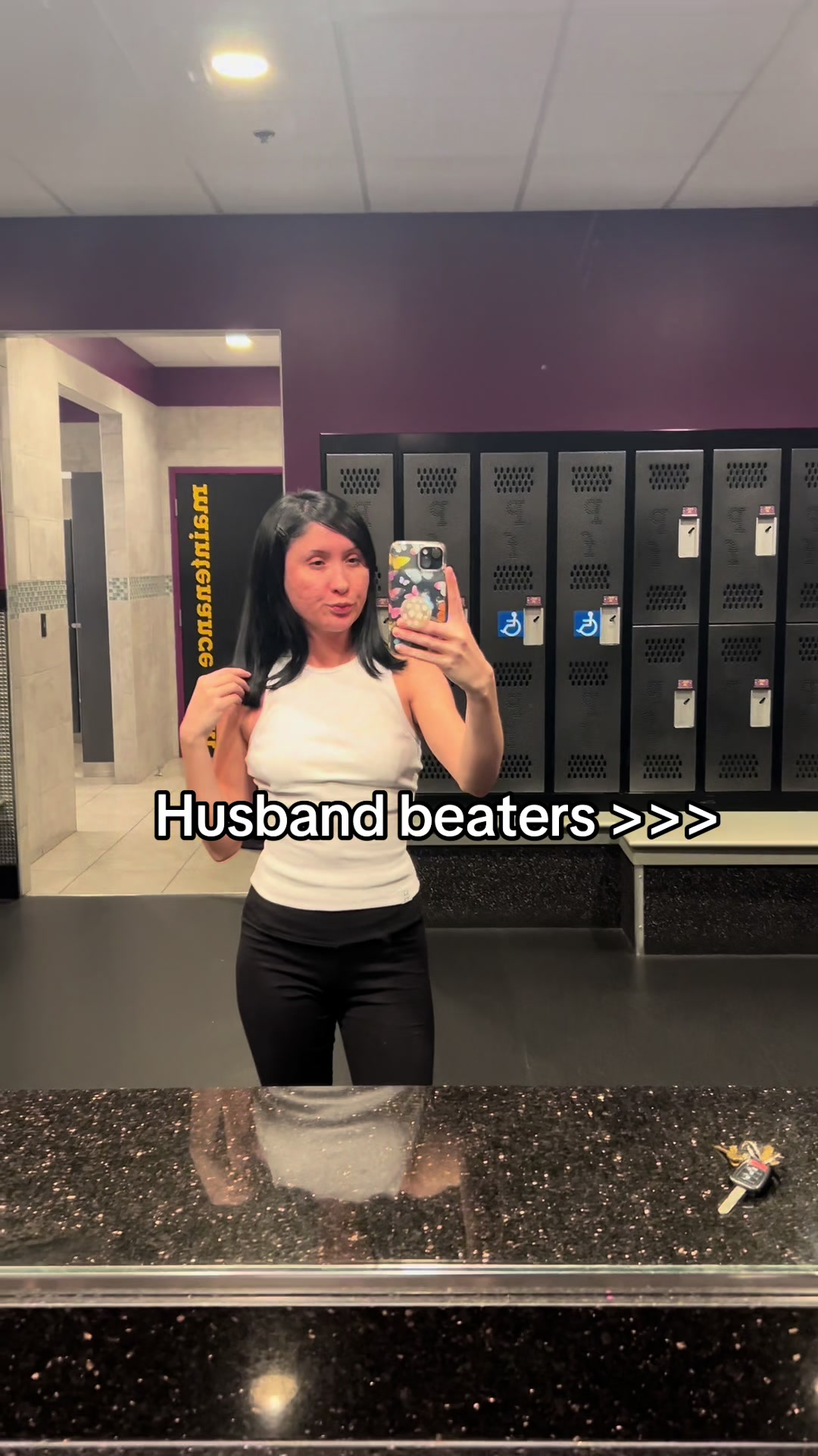 TikTok post by @ch0senbby for Ekkovision. Caption reads: Female version of wife beaters 💀😭....