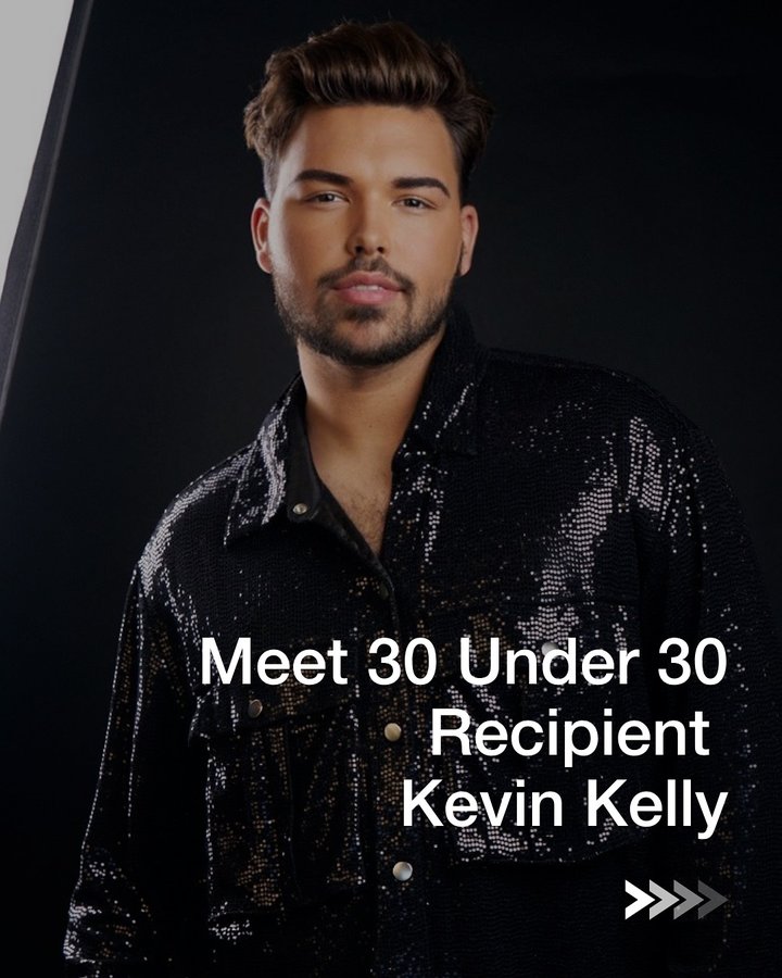 Instagram post by @kevinkelly.hair for Beauty Launchpad. Caption reads: [...] congratulations in the comments!!....