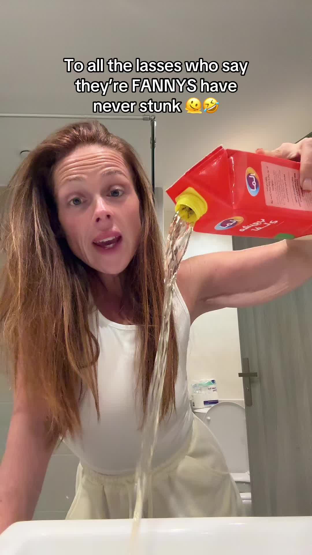 TikTok post by @sleevedsarahh for Womenli Supplements. Caption reads: [...] it’s nothing to be ashamed of! @Womenli....