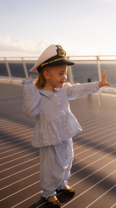 Instagram post by @llesdeux for MSC Cruises. Caption reads: [...] We experienced our first cruise with....