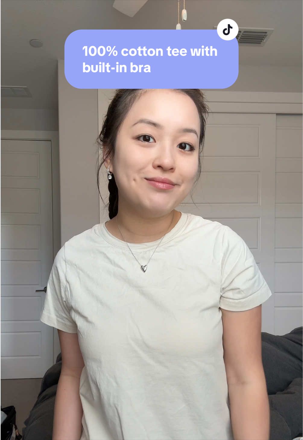 TikTok post by @itsjustineallison for Klassy Network. Caption reads: #klassynetwork #builtinbratop #builtinpadding....