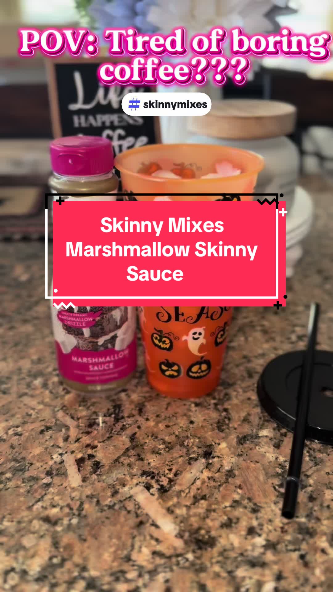 TikTok post by @theglamourbelle for Skinny Mixes. Caption reads: #creatorsearchinsights The secret to a guilt-free,....