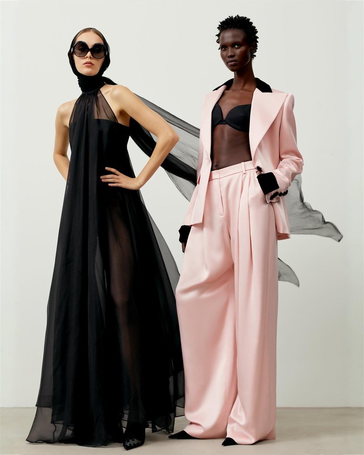 Instagram post by @harris_reed for NINA RICCI. Caption reads: My @ninaricci SS25 ready to wear collection is....