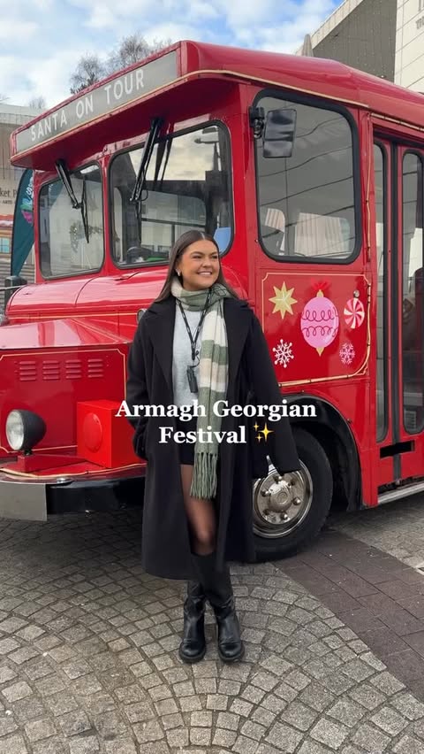 Instagram post by @amandajaneugc for Discover Northern Ireland. Caption reads: Stepping back in time at Armagh’s Georgian....