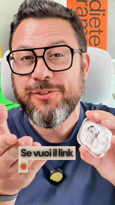 Instagram post by @manuel_agostini for Nothing. Caption reads: Le Nothing Ear (3a) fanno qualcosa di speciale....