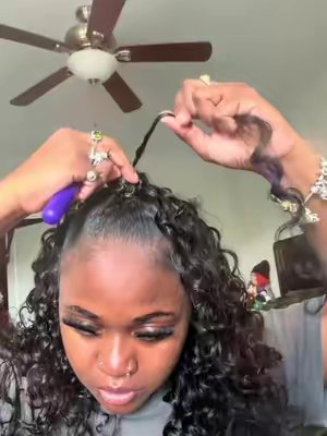 TikTok post by @kaairelle for Tinashe Hair. Caption reads: I love this 🤍 @@tinashehair.