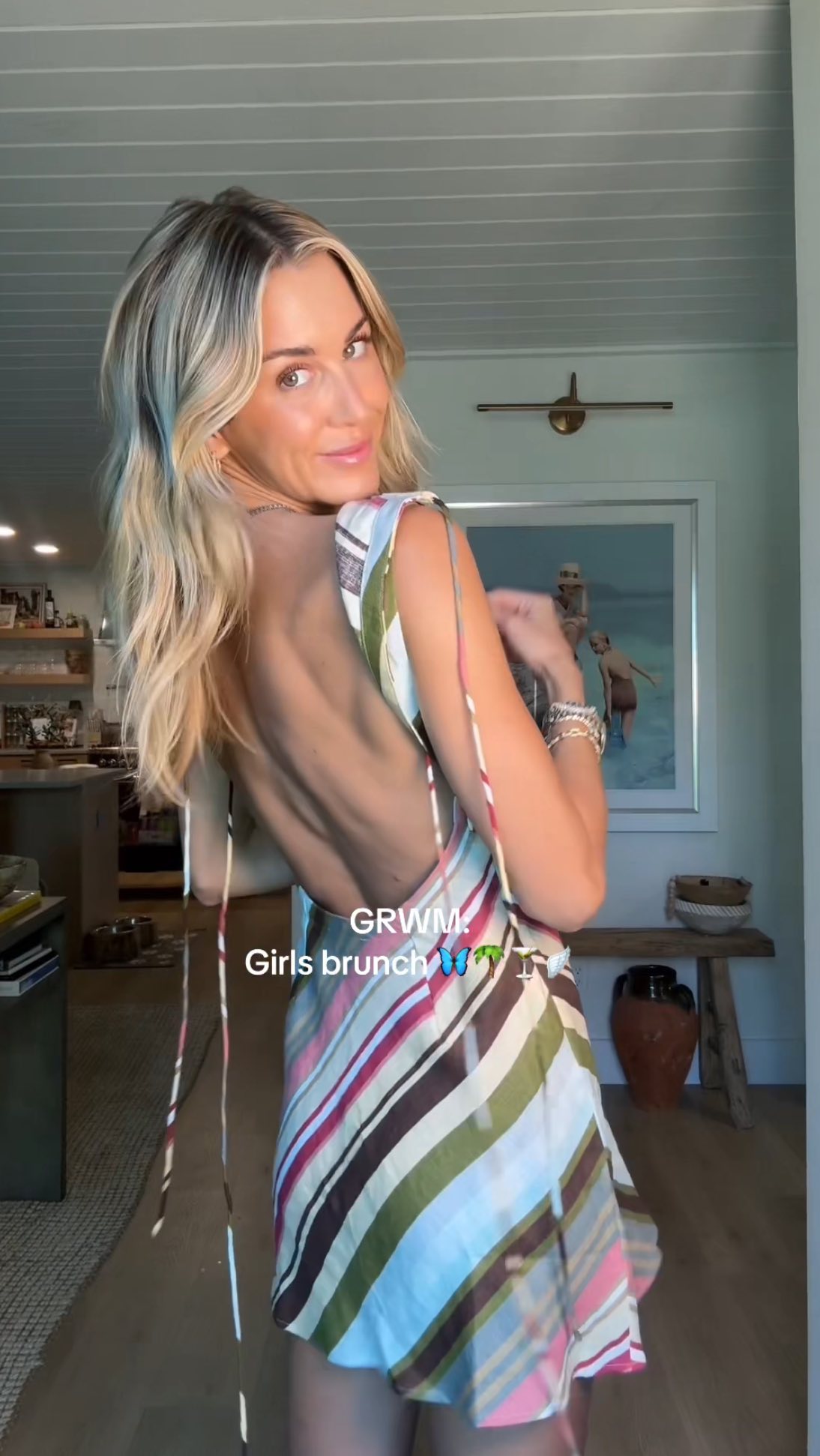 Instagram post by @sweetteawithmadi for Schutz. Caption reads: Styling my @schutz Alba heels from @revolve for a....