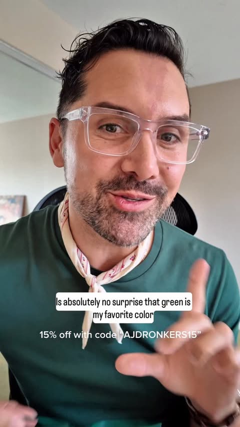 Instagram post by @aj_dc for Pair Eyewear. Caption reads: 4 ways to wear my new @paireyewear Drew frames -....
