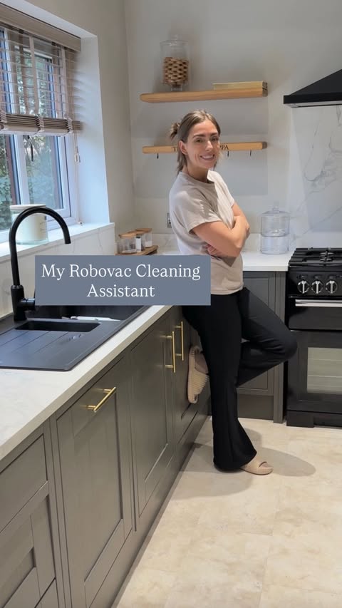 Instagram post by @housetohomeatlast for Eufy. Caption reads: [...] it! Find the link in my bio to shop the Eufy....