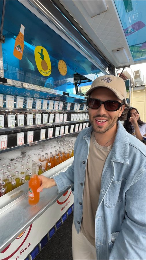 Instagram post by @rcabalieri for Jarritos. Caption reads: #ad Native Partner - My favorite bodywash @native....