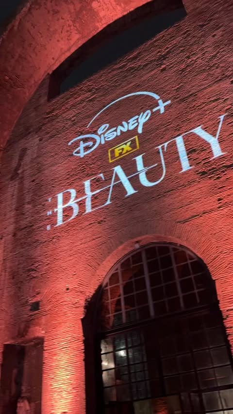 Instagram post by @oneandonlyastrid for Disney plus. Caption reads: [...] @thebeautyfx 👄 now streaming on....