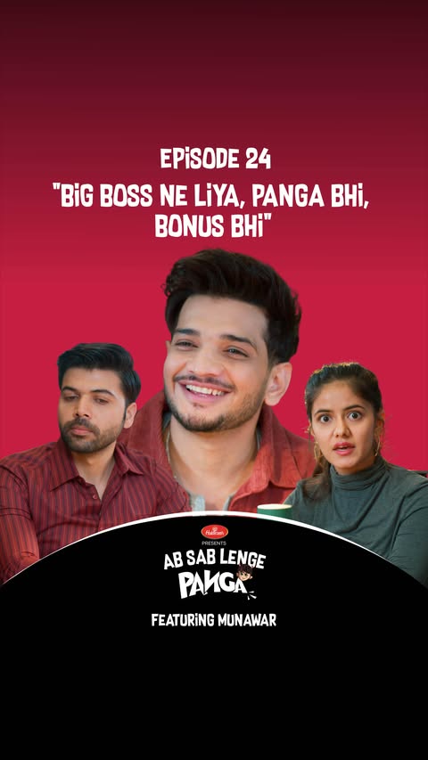 Instagram post by @panga_triangles for Haldiram's. Caption reads: Big Boss ne liya panga, bonus bhi gaya, aur office....