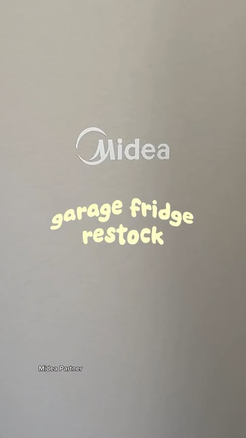 Instagram post by @daesharena for Midea. Caption reads: [...] or simply just restocking groceries,....